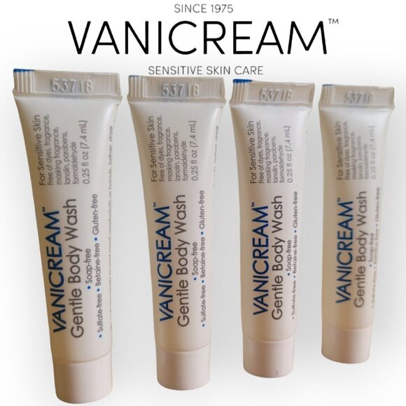Vanicream Gentle Body Wash Travel Bundle 4 Tubes - Picture 1 of 3